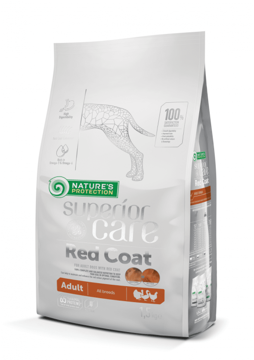 Nature's Protection Superior Care Red Coat - Ração Seca para Cão Adulto - Frango