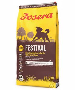 Josera Festival é uma ração seca ideal para cão adulto exigente, com salmão, de ótimo sabor. Esta ração pode ser oferecida ao cão tanto seca, como húmida.