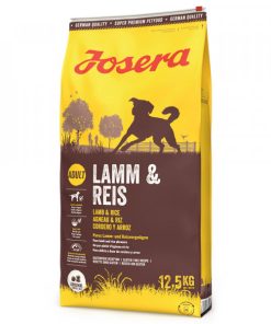 Josera Borrego e Arroz é uma ração seca para cão adulto que tem o borrego como única fonte de proteína animal. Uma dieta mais leve, para cães com necessidades energéticas normais ou inferiores.
