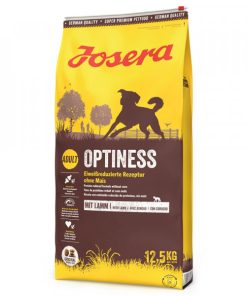 Josera Optiness é uma ração seca para cão adulto de médio/grande porte, com borrego e fontes de hidrato de carbono de elevada qualidade.