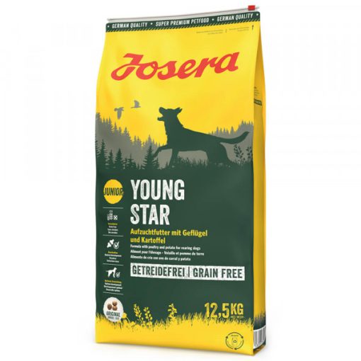 Josera Young Star é uma ração seca para cachorros a partir das 8 semanas de idade. Contém ingredientes saboroso e nutritivos para um bom desenvolvimento.