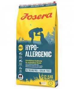 Josera Hypoallergenic é uma ração seca para cão adulto com alergias / sensíveis. Uma receita sem cereais, com uma só fonte de proteínas: o inseto.