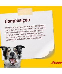 Josera Balance é uma ração seca, formulada para cão em idade sénior. Contém teor reduzido de proteínas e gordura, ajudando a evitar o excesso de peso.