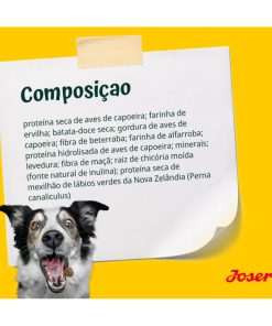 Josera Nature Energetic é uma ração seca para cão adulto, com aves e batata doce, sem cereais. É uma nutrição de alta performance para cães enérgicos