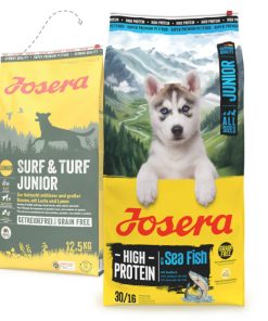 Josera Surf and Turf Júnior - Ração seca para cão júnior de Borrego e Salmão 12,5 KG