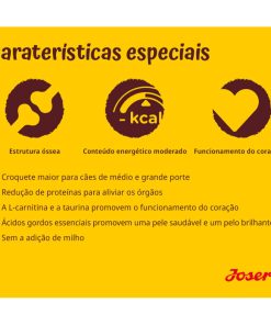 Josera Optiness é uma ração seca para cão adulto de médio/grande porte, com borrego e fontes de hidrato de carbono de elevada qualidade.