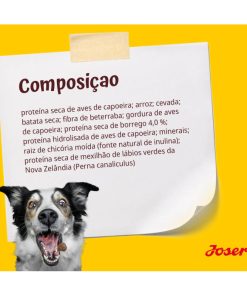 Josera Optiness é uma ração seca para cão adulto de médio/grande porte, com borrego e fontes de hidrato de carbono de elevada qualidade.