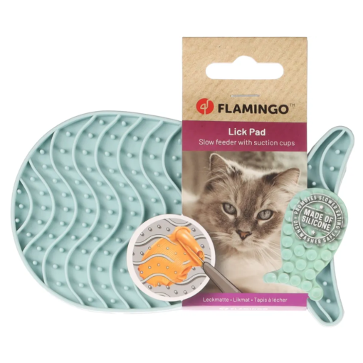 Flamingo Lick Pad Marta - Tapete de Lamber em Forma de Peixe - Image 3