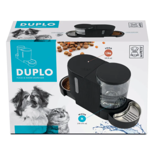M-Pets Comedouro & Bebedouro Dispensador Duplo - Image 3