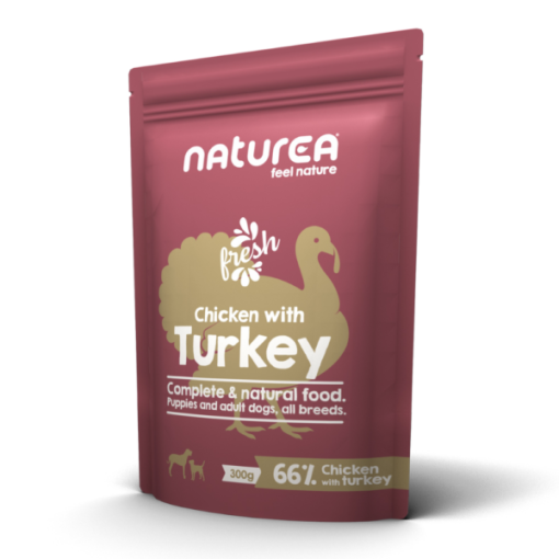 Naturea Wetfood Cão e Cachorro Frango com Peru 300 GR