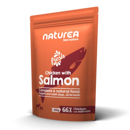 Naturea Wetfood Cão e Cachorro Frango com Salmão 300 GR