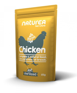 Naturea Wetfood Gato e Gatinho Frango 85 GR