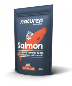 Naturea Wetfood Gato e Gatinho Salmão 85 GR