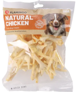 Flamingo Snack Natural Chicken Feet White