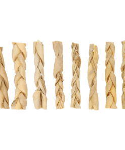 Snack Natural Sheep Skin Braided Narrow 100Gr