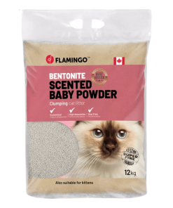 Cat Litter Bentonite With Baby Powder 12 Kilos