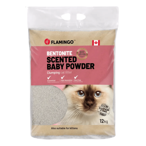 Cat Litter Bentonite With Baby Powder 12 Kilos