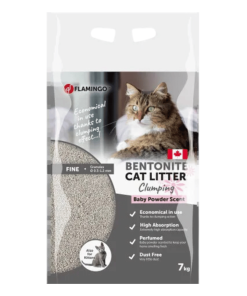 Flamingo Catlitter 7Kg Bentonite + Babypowder