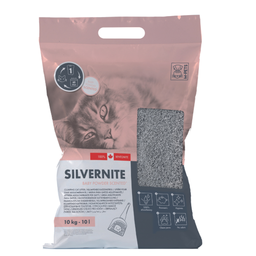 Cat Litter Bentonite C/ Baby Powder 10Kg