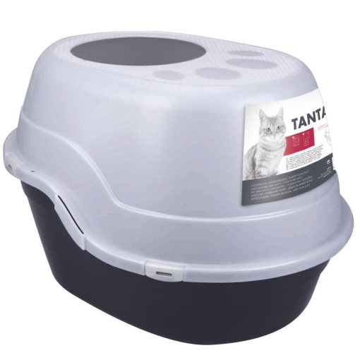 Wc C/ Abertura Tampa Tanta(63X49X42 Cm) Preto/Branco