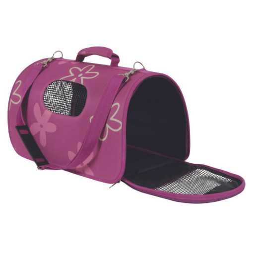 Zolux Transportadora Flower Rosa Pq