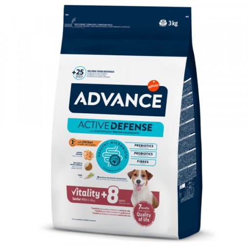 Advance Dog - Cão Mini Senior +8 - Ração Seca