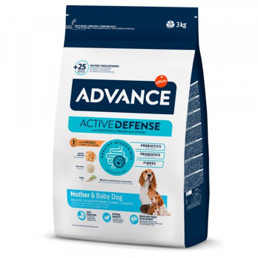 Advance Cão Mother & Baby Dog - Ração Seca Frango e Arroz 3 KG