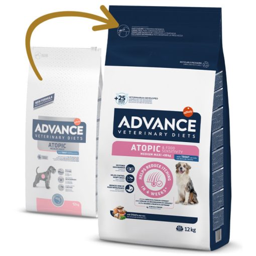 Advance VET Dog - Atopic -  Ração Seca de Truta para Cães com Atopia