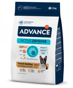 Advance Bulldog Francês Cão Adulto - Ração Seca Pato e Arroz 7,5 KG