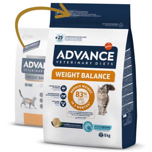 Advance VET Cat - Weight Balance - Ração Seca para Perda de Peso