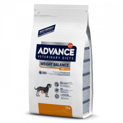 Advance Vet Weight Balance Cão Mini Adulto - Ração Seca para Perda de Peso 1,5 KG - Image 3