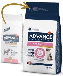 Advance VET Dog - Atopic -  Ração Seca de Coelho para Cães com Atopia