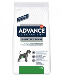 Advance VET Urinary Low Purine - Ração Seca para Cão Adulto para Redução da Formação de Cálculos de Urato Cistina 12 KG