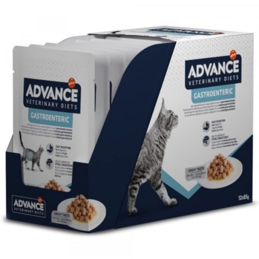 Advance VET Gastroenteric - Alimento Húmido Para Gato Adulto com Problemas Digestivos 85 GR