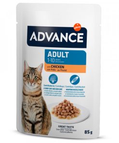 Advance Adult - Alimento Húmido Para Gato Adulto - Frango 85 GR