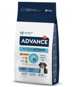 Advance Light Cão Maxi Adulto - Ração Seca Frango e Arroz 12 KG