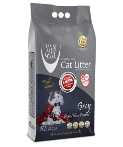 Vancat - Areia de carvão ativado para gato 8,5KG