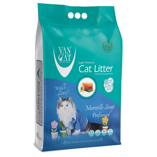 Vancat - Areia de sabão de marselha para gato 10KG