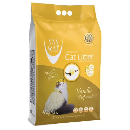 Vancat - Areia de baunilha para gato 10KG