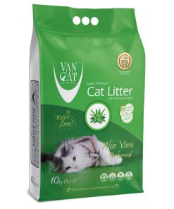 Vancat - Areia de aloe vera para gato 10KG