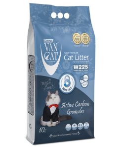 Vancat - Areia com grânulos de carvão ativado para gato 10L