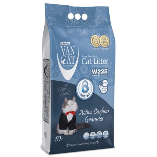 Vancat - Areia com grânulos de carvão ativado para gato 10L