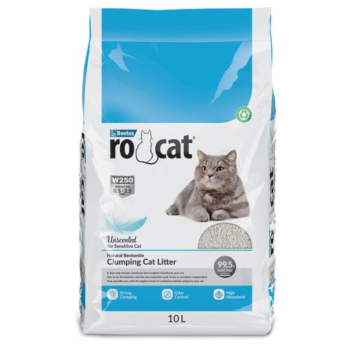 Rocat - Areia natural  sem perfume para gato 10L