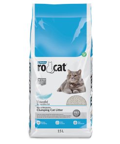 Rocat - Areia natural  sem perfume para gato 15L